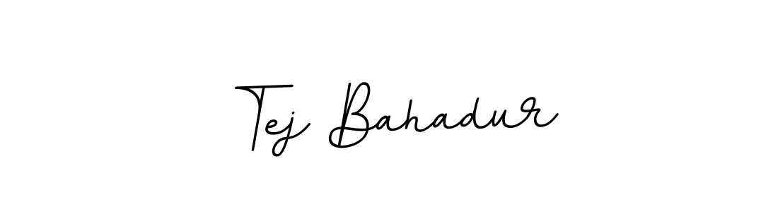 Design your own signature with our free online signature maker. With this signature software, you can create a handwritten (BallpointsItalic-DORy9) signature for name Tej Bahadur. Tej Bahadur signature style 11 images and pictures png