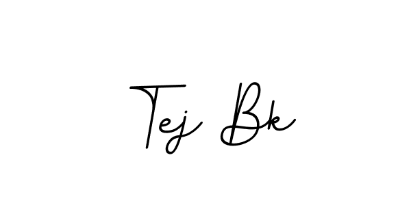 Use a signature maker to create a handwritten signature online. With this signature software, you can design (BallpointsItalic-DORy9) your own signature for name Tej Bk. Tej Bk signature style 11 images and pictures png