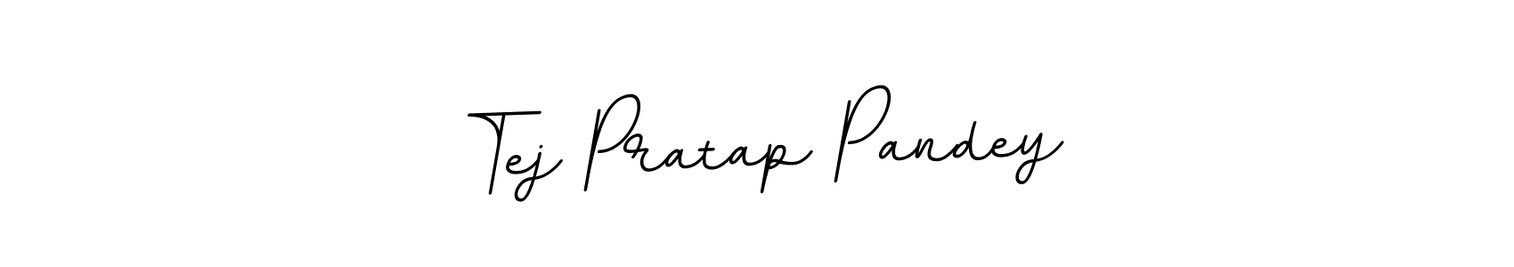 This is the best signature style for the Tej Pratap Pandey name. Also you like these signature font (BallpointsItalic-DORy9). Mix name signature. Tej Pratap Pandey signature style 11 images and pictures png