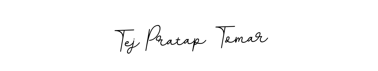 This is the best signature style for the Tej Pratap Tomar name. Also you like these signature font (BallpointsItalic-DORy9). Mix name signature. Tej Pratap Tomar signature style 11 images and pictures png