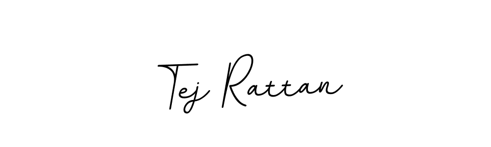 Use a signature maker to create a handwritten signature online. With this signature software, you can design (BallpointsItalic-DORy9) your own signature for name Tej Rattan. Tej Rattan signature style 11 images and pictures png