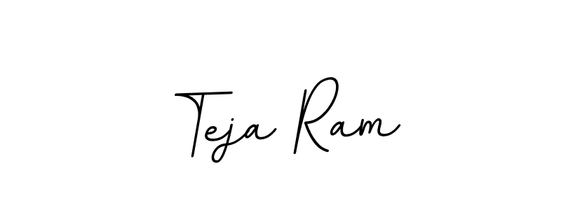 How to make Teja Ram name signature. Use BallpointsItalic-DORy9 style for creating short signs online. This is the latest handwritten sign. Teja Ram signature style 11 images and pictures png