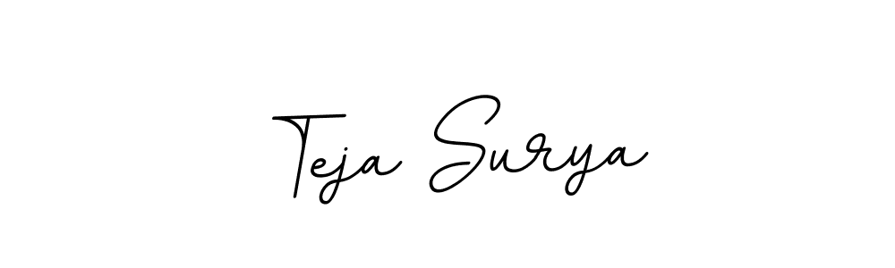 How to make Teja Surya signature? BallpointsItalic-DORy9 is a professional autograph style. Create handwritten signature for Teja Surya name. Teja Surya signature style 11 images and pictures png