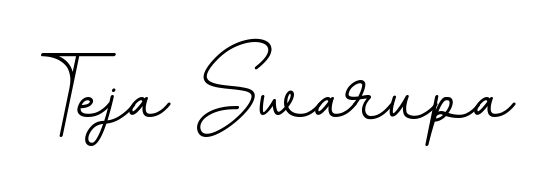 Also You can easily find your signature by using the search form. We will create Teja Swarupa name handwritten signature images for you free of cost using BallpointsItalic-DORy9 sign style. Teja Swarupa signature style 11 images and pictures png