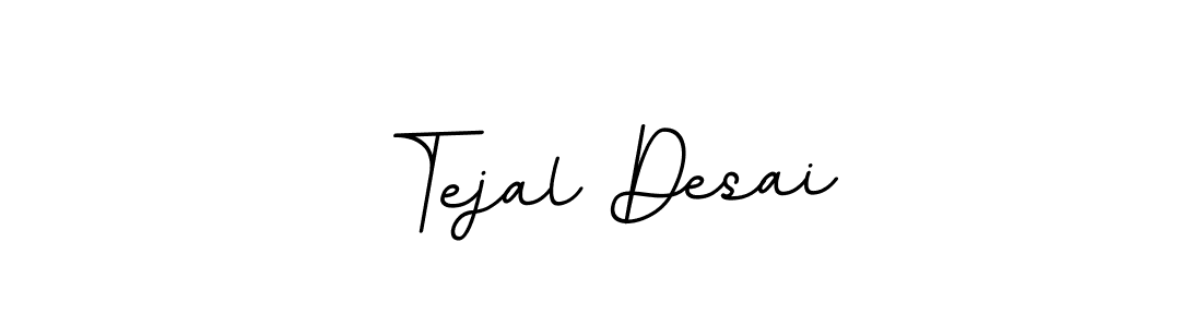 Create a beautiful signature design for name Tejal Desai. With this signature (BallpointsItalic-DORy9) fonts, you can make a handwritten signature for free. Tejal Desai signature style 11 images and pictures png