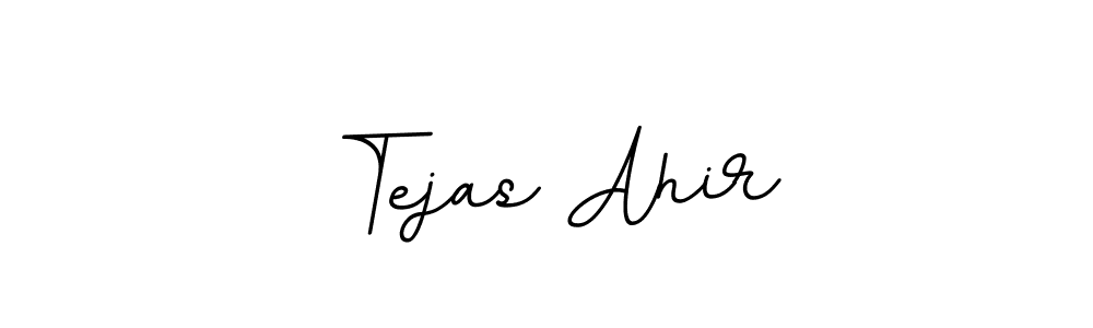 Also we have Tejas Ahir name is the best signature style. Create professional handwritten signature collection using BallpointsItalic-DORy9 autograph style. Tejas Ahir signature style 11 images and pictures png