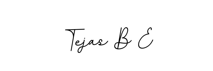 Create a beautiful signature design for name Tejas B E. With this signature (BallpointsItalic-DORy9) fonts, you can make a handwritten signature for free. Tejas B E signature style 11 images and pictures png
