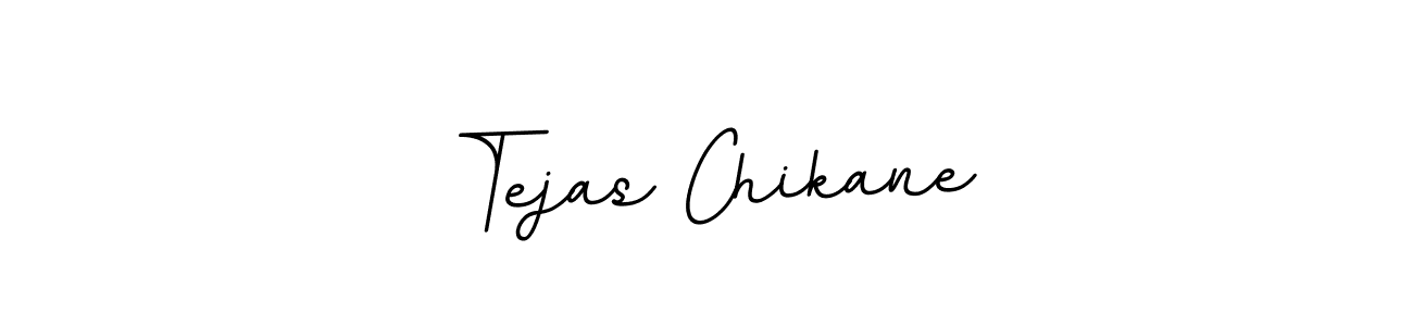 How to make Tejas Chikane name signature. Use BallpointsItalic-DORy9 style for creating short signs online. This is the latest handwritten sign. Tejas Chikane signature style 11 images and pictures png