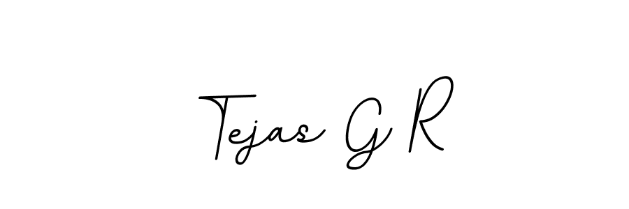Tejas G R stylish signature style. Best Handwritten Sign (BallpointsItalic-DORy9) for my name. Handwritten Signature Collection Ideas for my name Tejas G R. Tejas G R signature style 11 images and pictures png