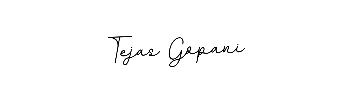 Design your own signature with our free online signature maker. With this signature software, you can create a handwritten (BallpointsItalic-DORy9) signature for name Tejas Gopani. Tejas Gopani signature style 11 images and pictures png