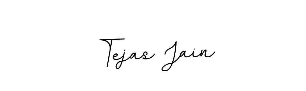 Create a beautiful signature design for name Tejas Jain. With this signature (BallpointsItalic-DORy9) fonts, you can make a handwritten signature for free. Tejas Jain signature style 11 images and pictures png