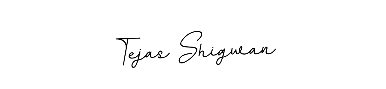 Tejas Shigwan stylish signature style. Best Handwritten Sign (BallpointsItalic-DORy9) for my name. Handwritten Signature Collection Ideas for my name Tejas Shigwan. Tejas Shigwan signature style 11 images and pictures png