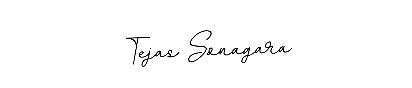 Make a beautiful signature design for name Tejas Sonagara. With this signature (BallpointsItalic-DORy9) style, you can create a handwritten signature for free. Tejas Sonagara signature style 11 images and pictures png