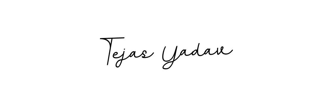 Create a beautiful signature design for name Tejas Yadav. With this signature (BallpointsItalic-DORy9) fonts, you can make a handwritten signature for free. Tejas Yadav signature style 11 images and pictures png