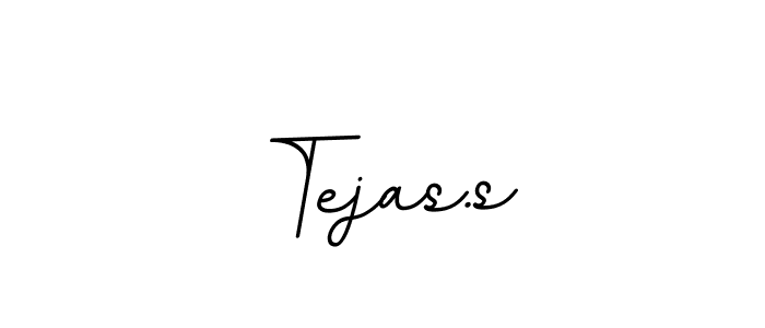 Design your own signature with our free online signature maker. With this signature software, you can create a handwritten (BallpointsItalic-DORy9) signature for name Tejas.s. Tejas.s signature style 11 images and pictures png