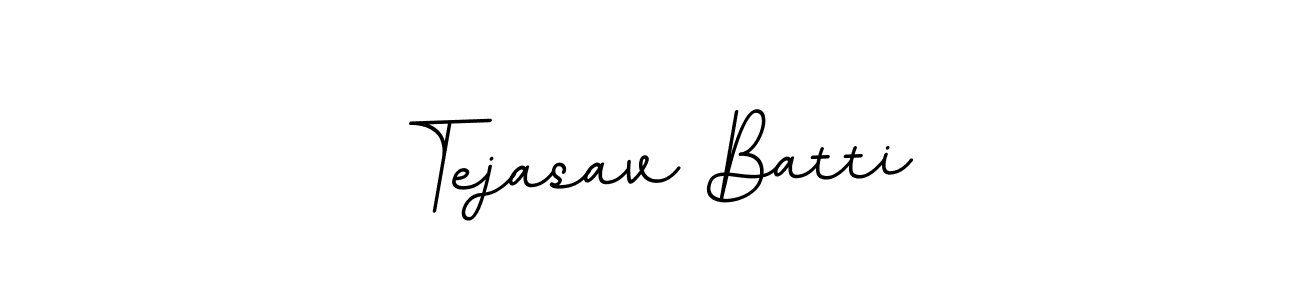 Use a signature maker to create a handwritten signature online. With this signature software, you can design (BallpointsItalic-DORy9) your own signature for name Tejasav Batti. Tejasav Batti signature style 11 images and pictures png