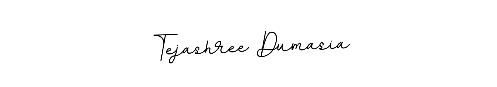 Design your own signature with our free online signature maker. With this signature software, you can create a handwritten (BallpointsItalic-DORy9) signature for name Tejashree Dumasia. Tejashree Dumasia signature style 11 images and pictures png