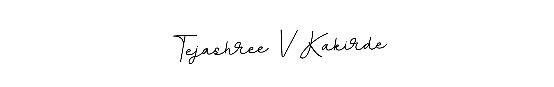 Design your own signature with our free online signature maker. With this signature software, you can create a handwritten (BallpointsItalic-DORy9) signature for name Tejashree V Kakirde. Tejashree V Kakirde signature style 11 images and pictures png