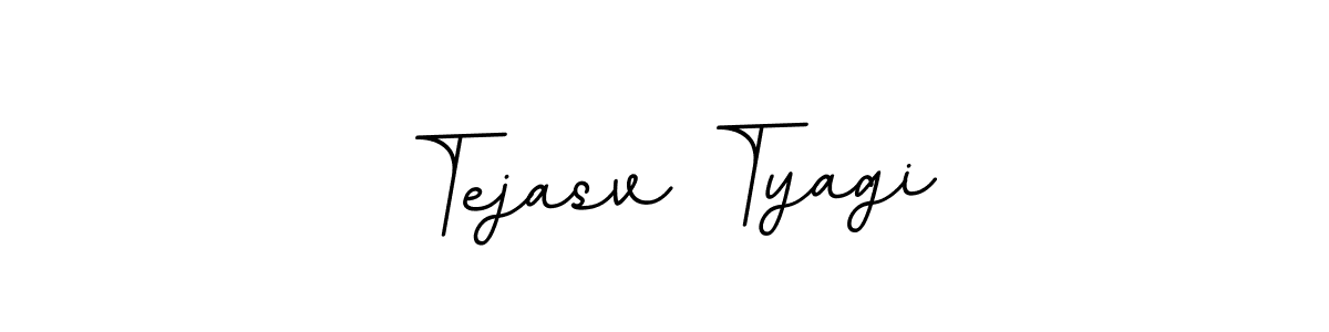 Make a beautiful signature design for name Tejasv Tyagi. With this signature (BallpointsItalic-DORy9) style, you can create a handwritten signature for free. Tejasv Tyagi signature style 11 images and pictures png