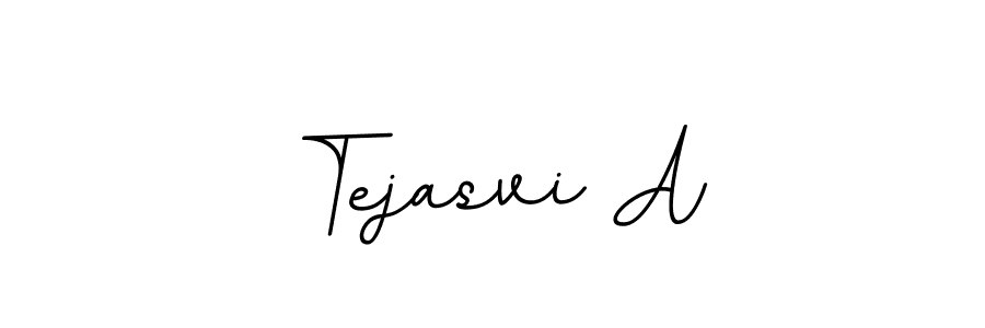 Use a signature maker to create a handwritten signature online. With this signature software, you can design (BallpointsItalic-DORy9) your own signature for name Tejasvi A. Tejasvi A signature style 11 images and pictures png