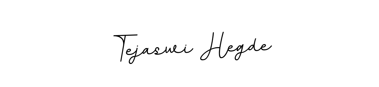 How to make Tejaswi Hegde name signature. Use BallpointsItalic-DORy9 style for creating short signs online. This is the latest handwritten sign. Tejaswi Hegde signature style 11 images and pictures png