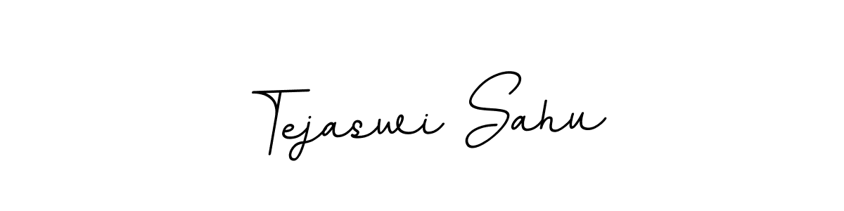 if you are searching for the best signature style for your name Tejaswi Sahu. so please give up your signature search. here we have designed multiple signature styles  using BallpointsItalic-DORy9. Tejaswi Sahu signature style 11 images and pictures png