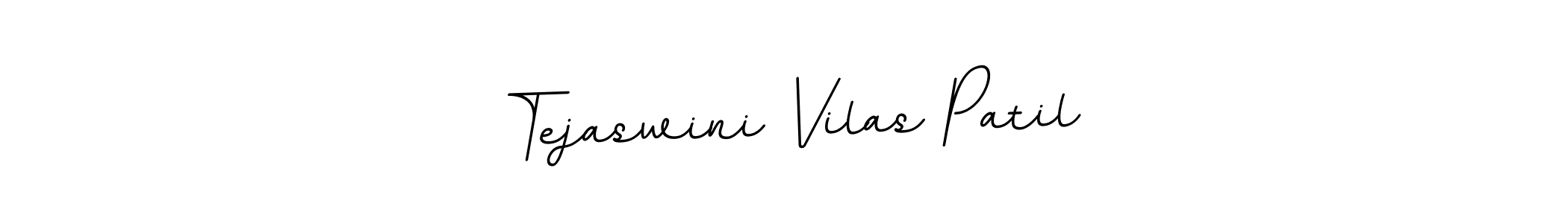 Use a signature maker to create a handwritten signature online. With this signature software, you can design (BallpointsItalic-DORy9) your own signature for name Tejaswini Vilas Patil. Tejaswini Vilas Patil signature style 11 images and pictures png