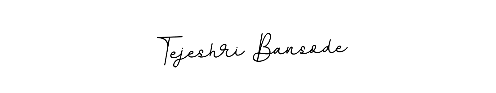 How to make Tejeshri Bansode name signature. Use BallpointsItalic-DORy9 style for creating short signs online. This is the latest handwritten sign. Tejeshri Bansode signature style 11 images and pictures png