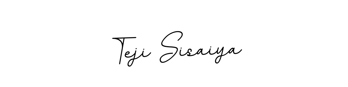 Make a beautiful signature design for name Teji Sisaiya. With this signature (BallpointsItalic-DORy9) style, you can create a handwritten signature for free. Teji Sisaiya signature style 11 images and pictures png