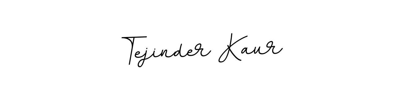 Design your own signature with our free online signature maker. With this signature software, you can create a handwritten (BallpointsItalic-DORy9) signature for name Tejinder Kaur. Tejinder Kaur signature style 11 images and pictures png