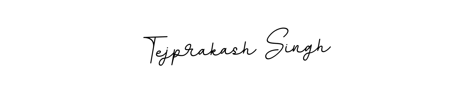 Make a beautiful signature design for name Tejprakash Singh. With this signature (BallpointsItalic-DORy9) style, you can create a handwritten signature for free. Tejprakash Singh signature style 11 images and pictures png