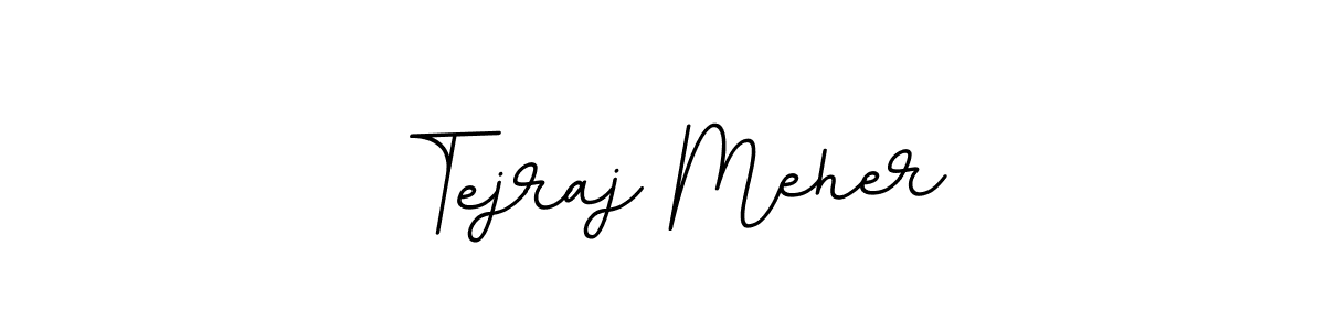 This is the best signature style for the Tejraj Meher name. Also you like these signature font (BallpointsItalic-DORy9). Mix name signature. Tejraj Meher signature style 11 images and pictures png
