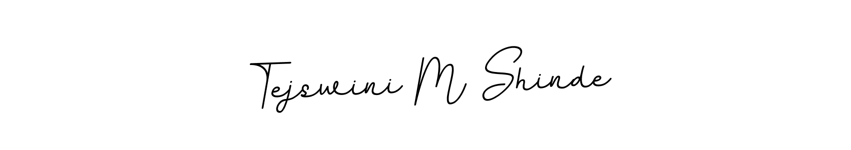 Tejswini M Shinde stylish signature style. Best Handwritten Sign (BallpointsItalic-DORy9) for my name. Handwritten Signature Collection Ideas for my name Tejswini M Shinde. Tejswini M Shinde signature style 11 images and pictures png