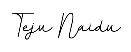 Make a beautiful signature design for name Teju Naidu. Use this online signature maker to create a handwritten signature for free. Teju Naidu signature style 11 images and pictures png
