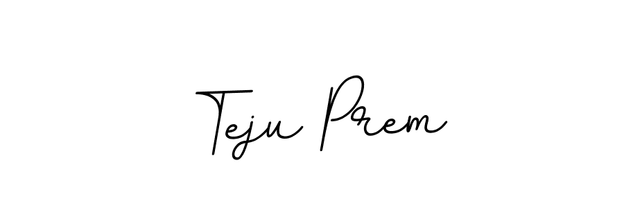 if you are searching for the best signature style for your name Teju Prem. so please give up your signature search. here we have designed multiple signature styles  using BallpointsItalic-DORy9. Teju Prem signature style 11 images and pictures png