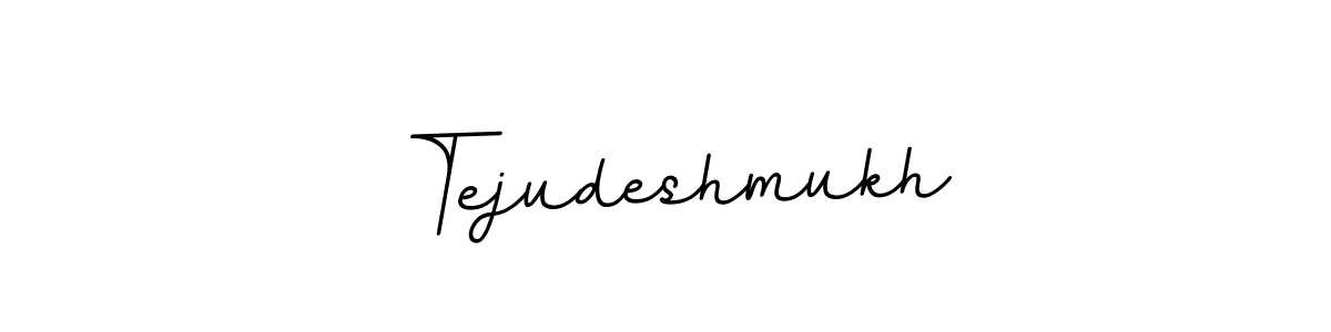 Also we have Tejudeshmukh name is the best signature style. Create professional handwritten signature collection using BallpointsItalic-DORy9 autograph style. Tejudeshmukh signature style 11 images and pictures png