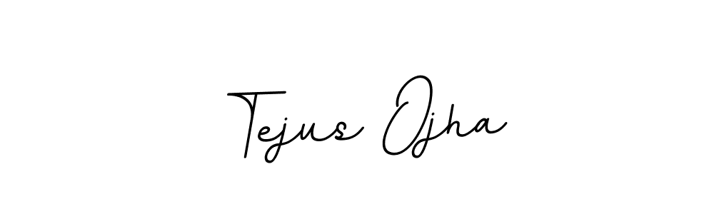 This is the best signature style for the Tejus Ojha name. Also you like these signature font (BallpointsItalic-DORy9). Mix name signature. Tejus Ojha signature style 11 images and pictures png