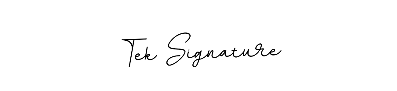 Use a signature maker to create a handwritten signature online. With this signature software, you can design (BallpointsItalic-DORy9) your own signature for name Tek Signature. Tek Signature signature style 11 images and pictures png