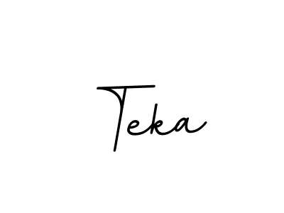 The best way (BallpointsItalic-DORy9) to make a short signature is to pick only two or three words in your name. The name Teka include a total of six letters. For converting this name. Teka signature style 11 images and pictures png