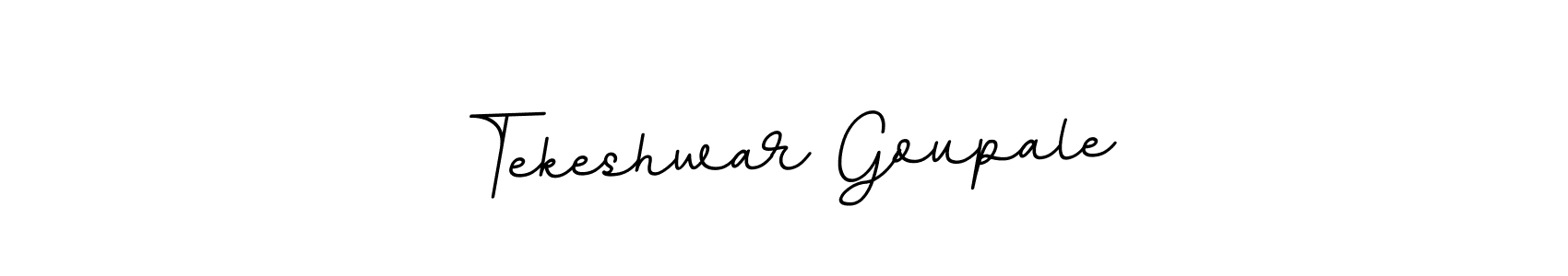 Also we have Tekeshwar Goupale name is the best signature style. Create professional handwritten signature collection using BallpointsItalic-DORy9 autograph style. Tekeshwar Goupale signature style 11 images and pictures png