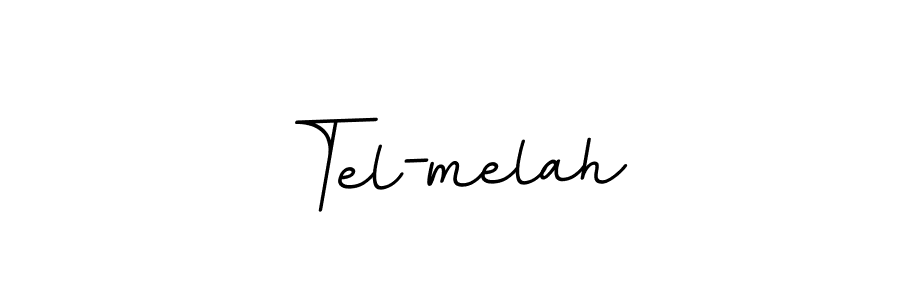 Design your own signature with our free online signature maker. With this signature software, you can create a handwritten (BallpointsItalic-DORy9) signature for name Tel-melah. Tel-melah signature style 11 images and pictures png