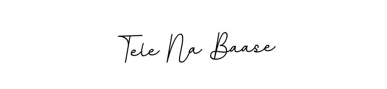 Use a signature maker to create a handwritten signature online. With this signature software, you can design (BallpointsItalic-DORy9) your own signature for name Tele Na Baase. Tele Na Baase signature style 11 images and pictures png