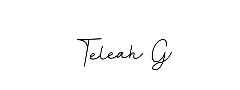 Once you've used our free online signature maker to create your best signature BallpointsItalic-DORy9 style, it's time to enjoy all of the benefits that Teleah G name signing documents. Teleah G signature style 11 images and pictures png