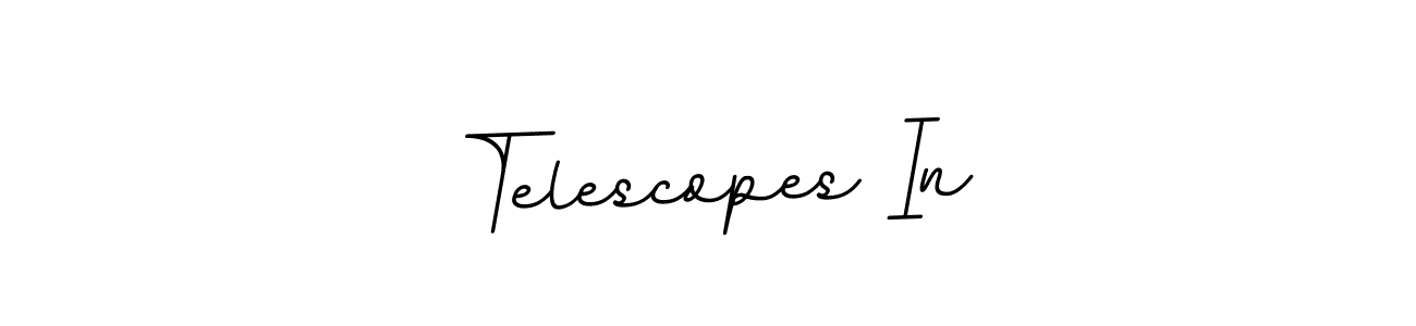 How to Draw Telescopes In signature style? BallpointsItalic-DORy9 is a latest design signature styles for name Telescopes In. Telescopes In signature style 11 images and pictures png