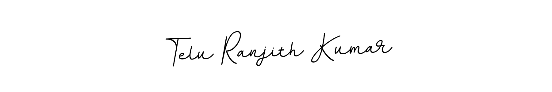 Use a signature maker to create a handwritten signature online. With this signature software, you can design (BallpointsItalic-DORy9) your own signature for name Telu Ranjith Kumar. Telu Ranjith Kumar signature style 11 images and pictures png