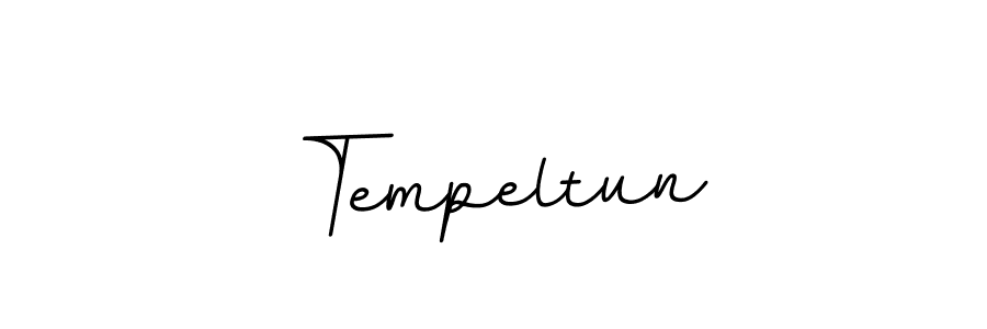 Design your own signature with our free online signature maker. With this signature software, you can create a handwritten (BallpointsItalic-DORy9) signature for name Tempeltun. Tempeltun signature style 11 images and pictures png