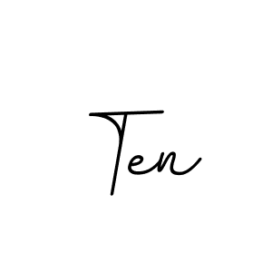 How to make Ten signature? BallpointsItalic-DORy9 is a professional autograph style. Create handwritten signature for Ten name. Ten signature style 11 images and pictures png