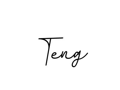 How to make Teng name signature. Use BallpointsItalic-DORy9 style for creating short signs online. This is the latest handwritten sign. Teng signature style 11 images and pictures png