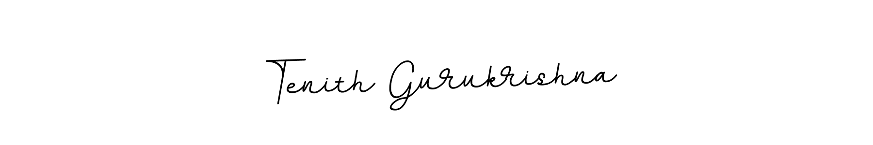 Use a signature maker to create a handwritten signature online. With this signature software, you can design (BallpointsItalic-DORy9) your own signature for name Tenith Gurukrishna. Tenith Gurukrishna signature style 11 images and pictures png