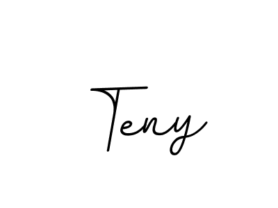 Create a beautiful signature design for name Teny. With this signature (BallpointsItalic-DORy9) fonts, you can make a handwritten signature for free. Teny signature style 11 images and pictures png